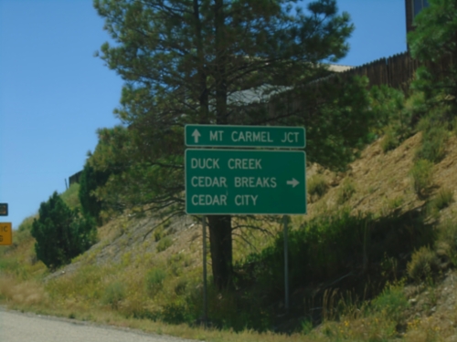 US-89 South at UT-14