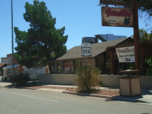 US-89 South Approaching US-89A