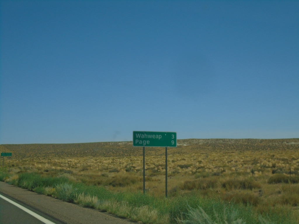 US-89 South - Distance Marker