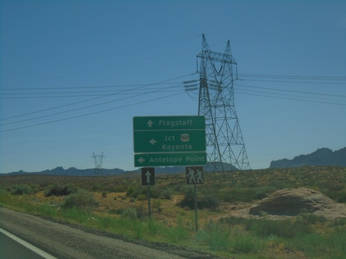 US-89 South at AZ-98 East