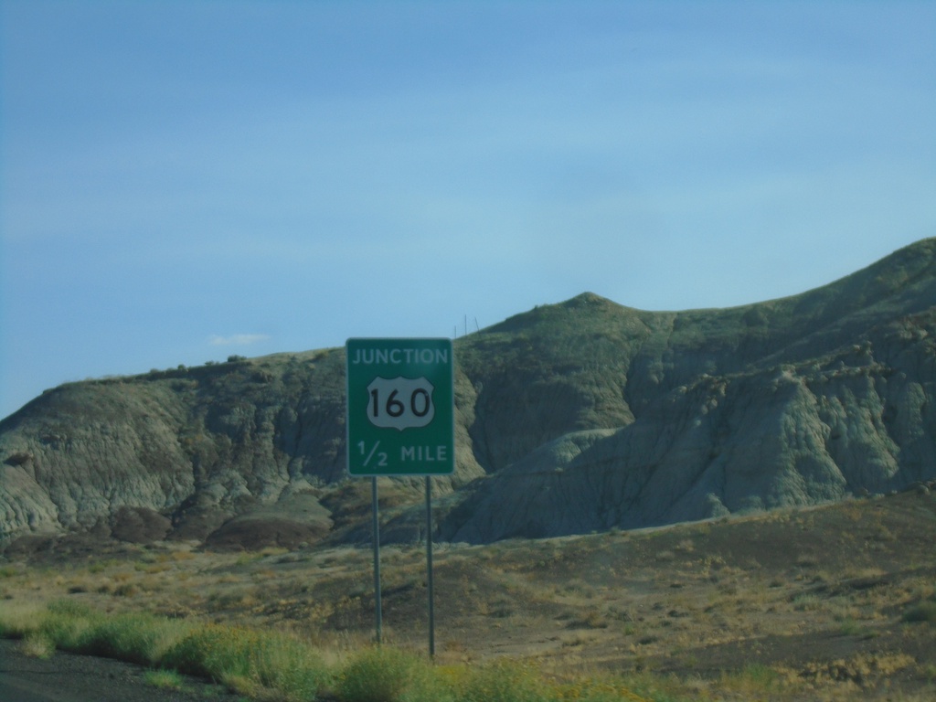 US-89 South Approaching US-160