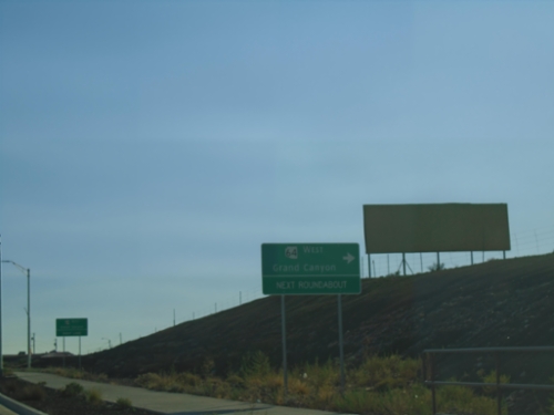 US-89 South Approaching AZ-64 Roundabout