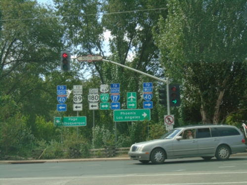 US-180 East at BL-40 in Flagstaff