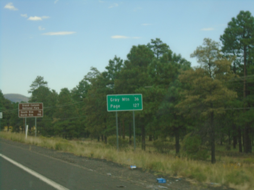 US-89 North - Distance Marker