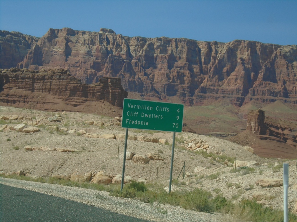 US-89A North - Distance Marker