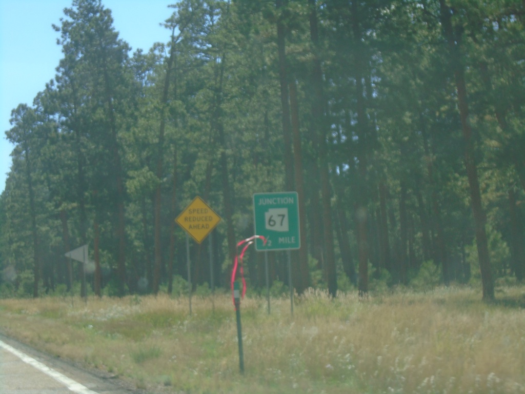 US-89A North Approaching AZ-67