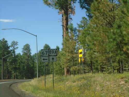 US-89A North at AZ-67