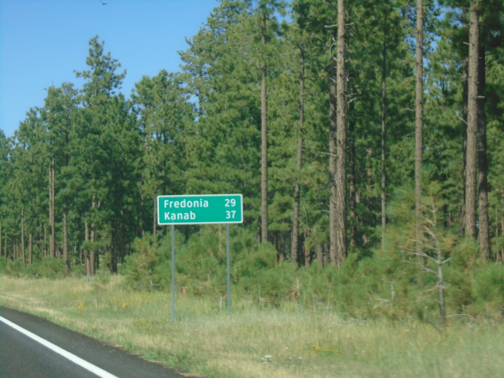 US-89A North - Distance Marker