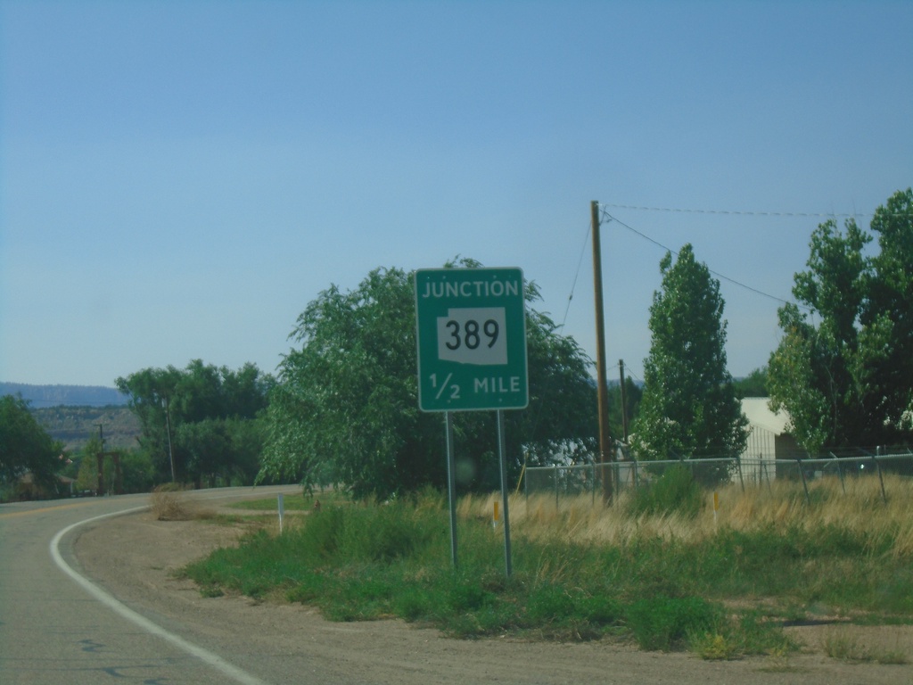 US-89A North Approaching AZ-389