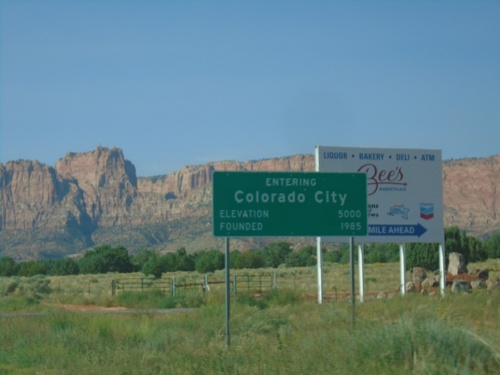 AZ-389 West - Colorado City