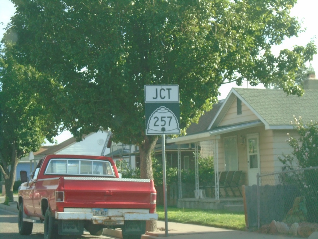 UT-21 West Approaching UT-257