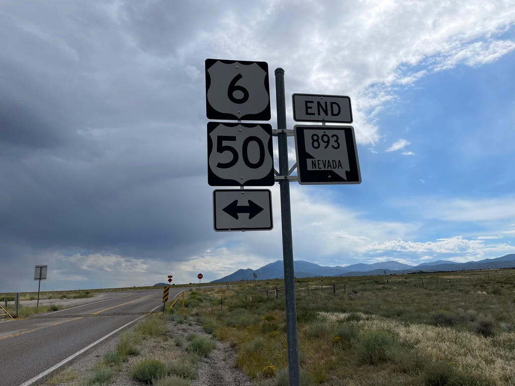 End NV-893 South at US-6/US-50