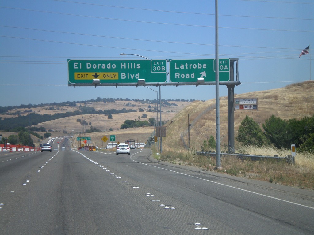 US-50 East - Exits 30A and 30B