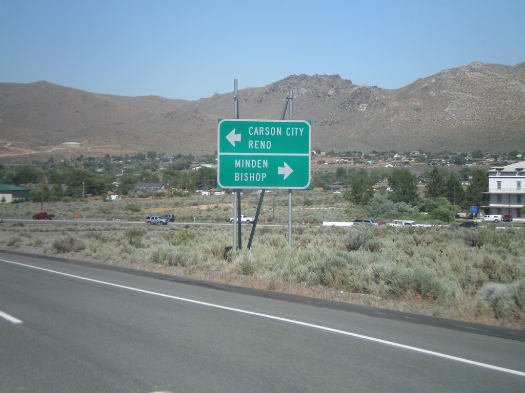 US-50 East Approaching US-395