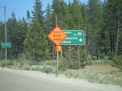 US-50 East At CA-89 South