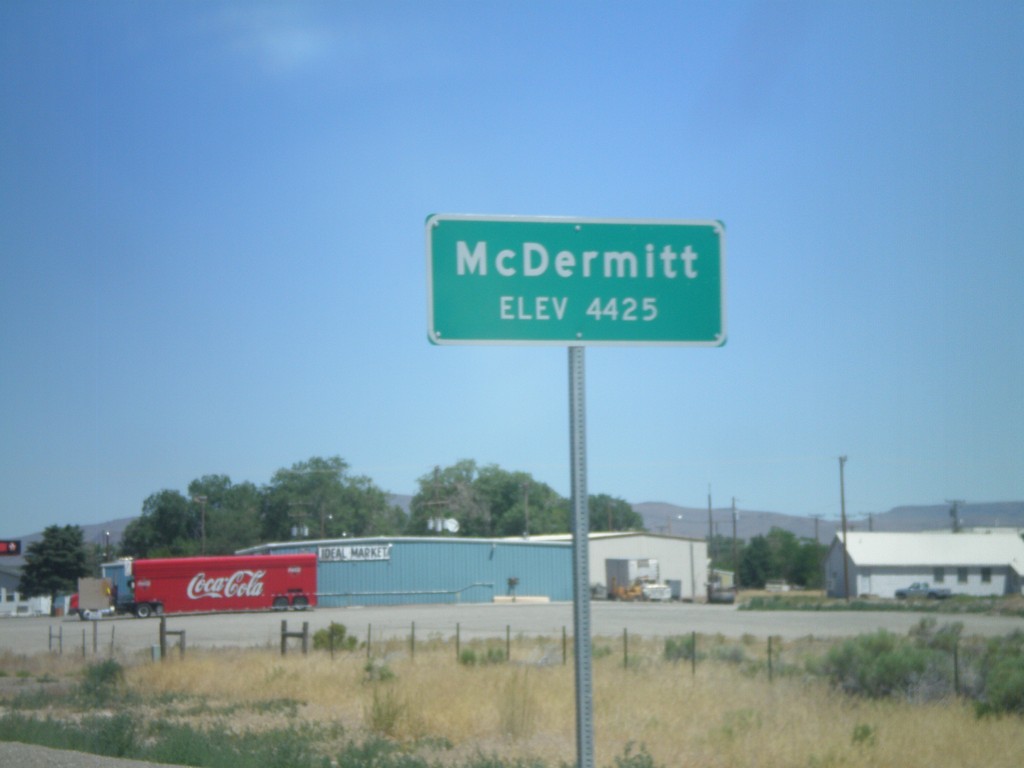 US-95 North - Entering McDermitt