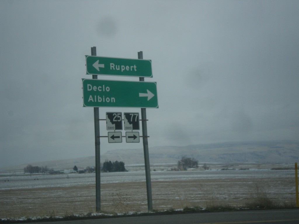 I-84 Exit 216 Offramp at ID-25/ID-77