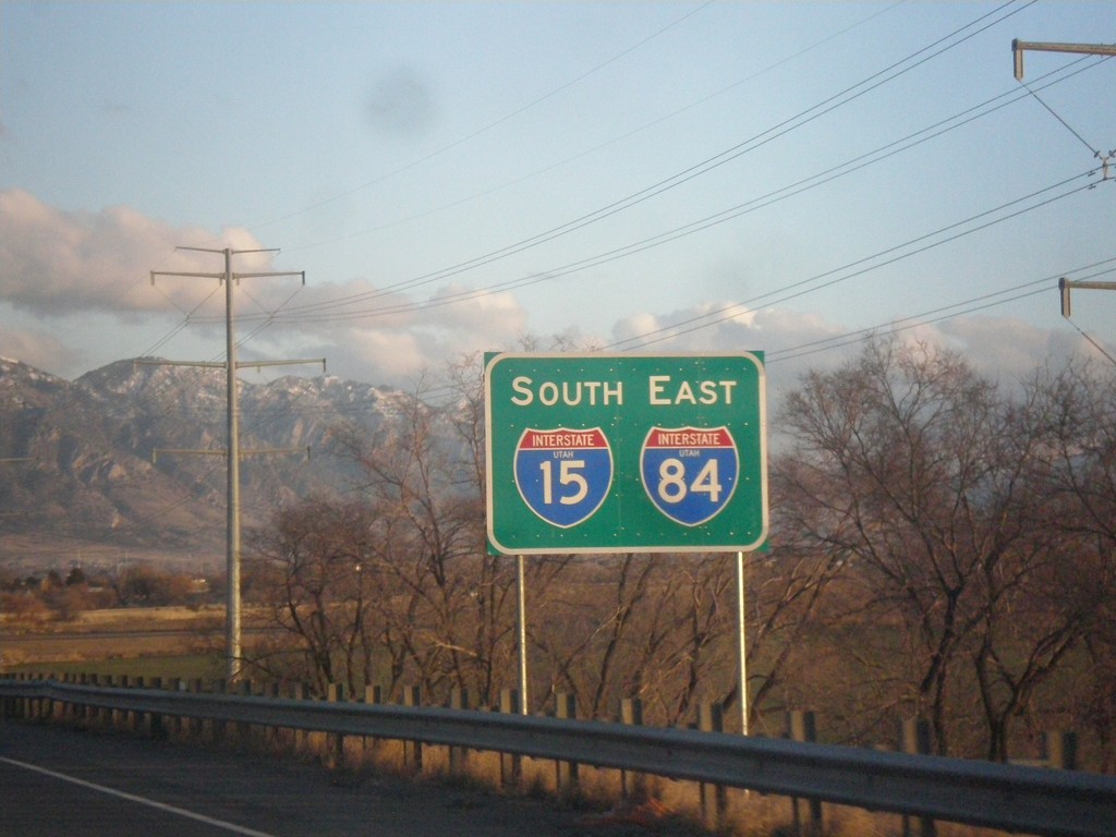 I-15 South/I-84 East - Tremonton