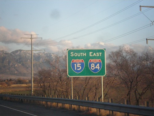 I-15 South/I-84 East - Tremonton