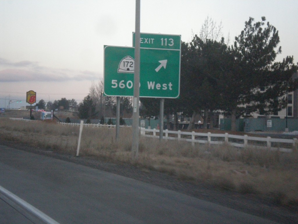 I-80 West - Exit 113