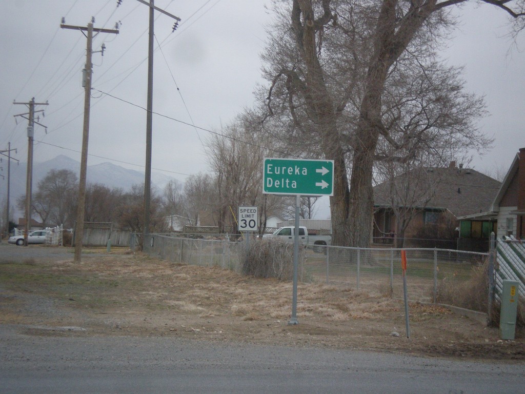 End UT-68 South at US-6