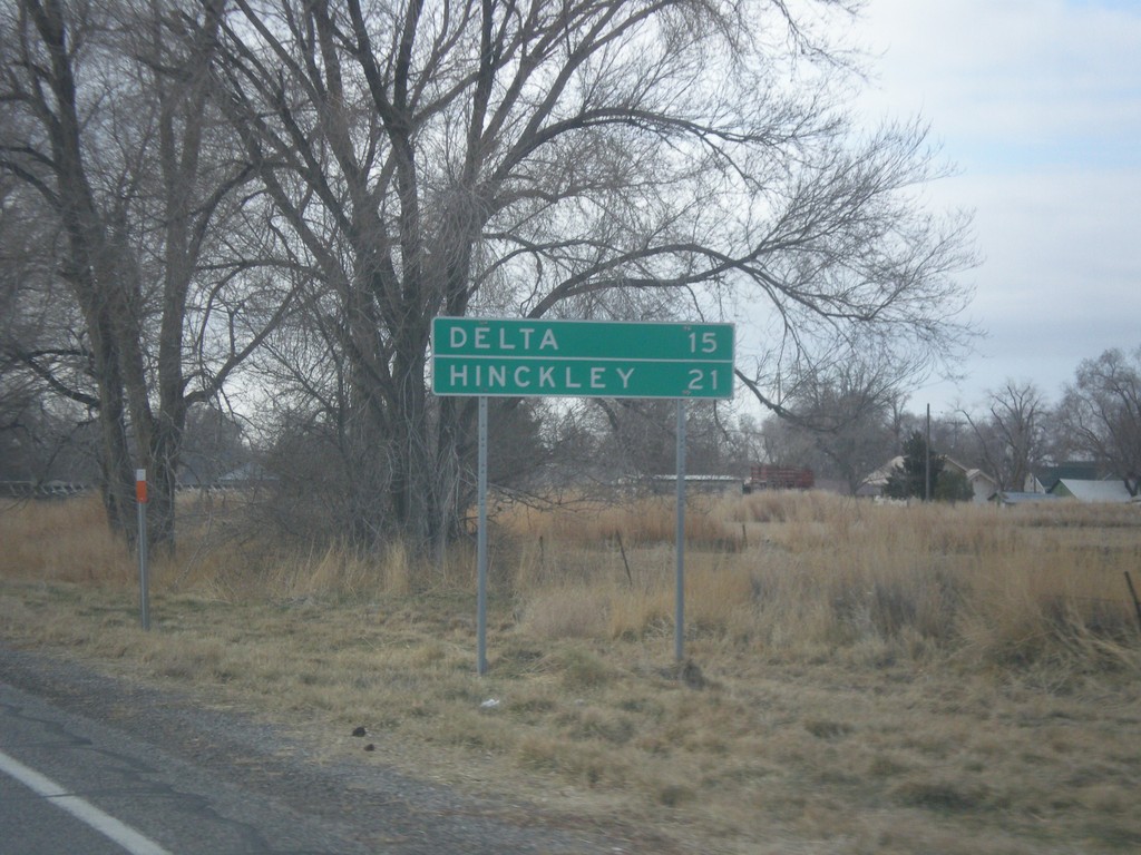 US-6 West - Distance Marker