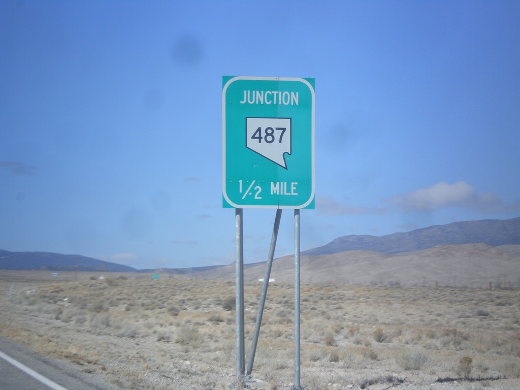 US-6/US-50 West Approaching NV-487