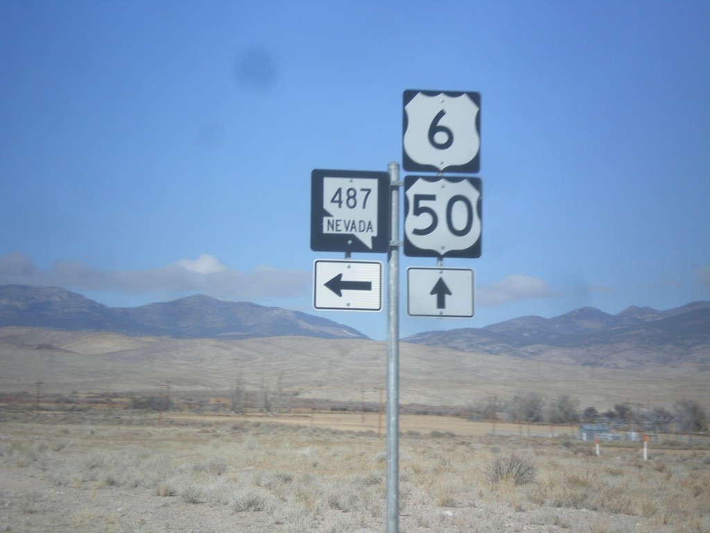 US-6/US-50 West at NV-487 East