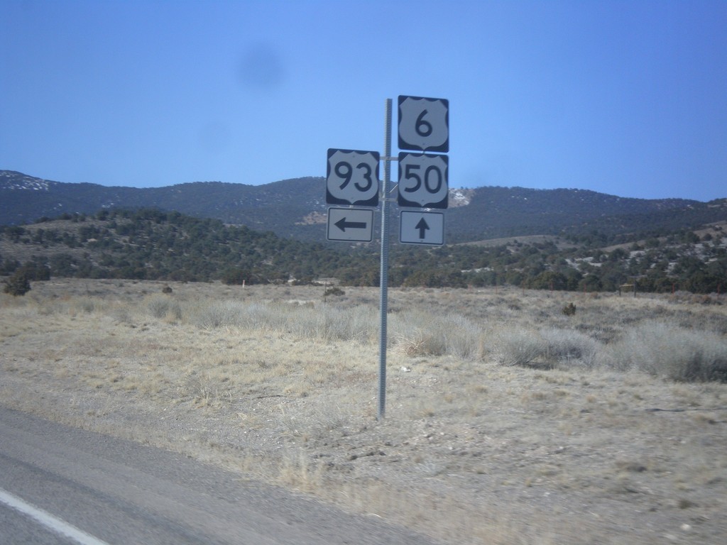 US-50/US-6 West at US-93 - Majors Junction