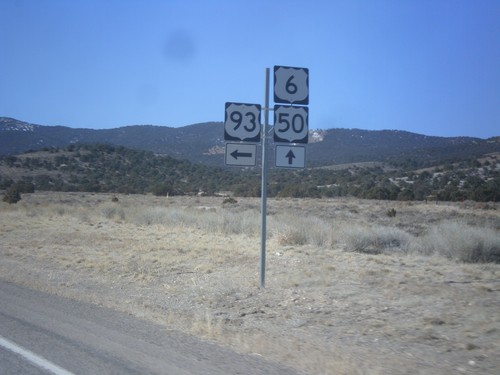 US-50/US-6 West at US-93 - Majors Junction