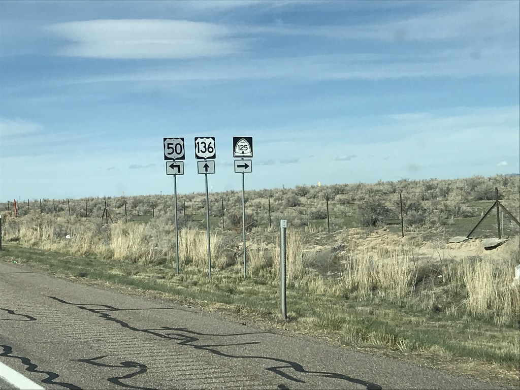 US-50 West at UT-125 and UT-136