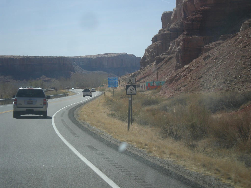 US-191 South Approaching UT-162