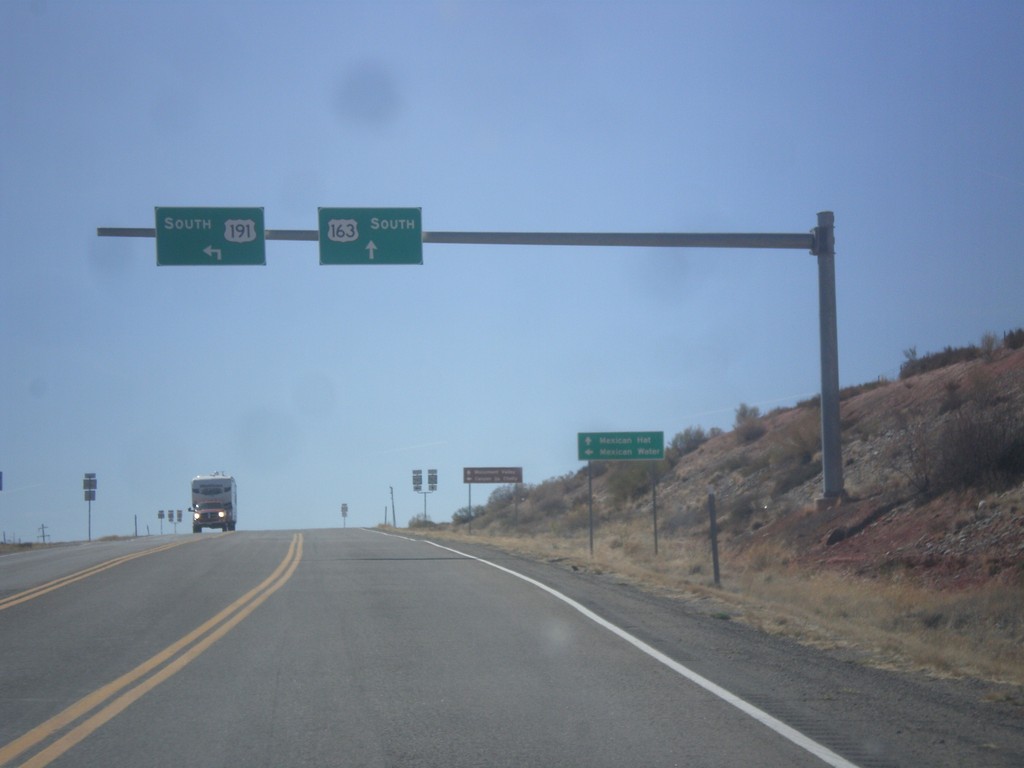 US-191 South at US-163