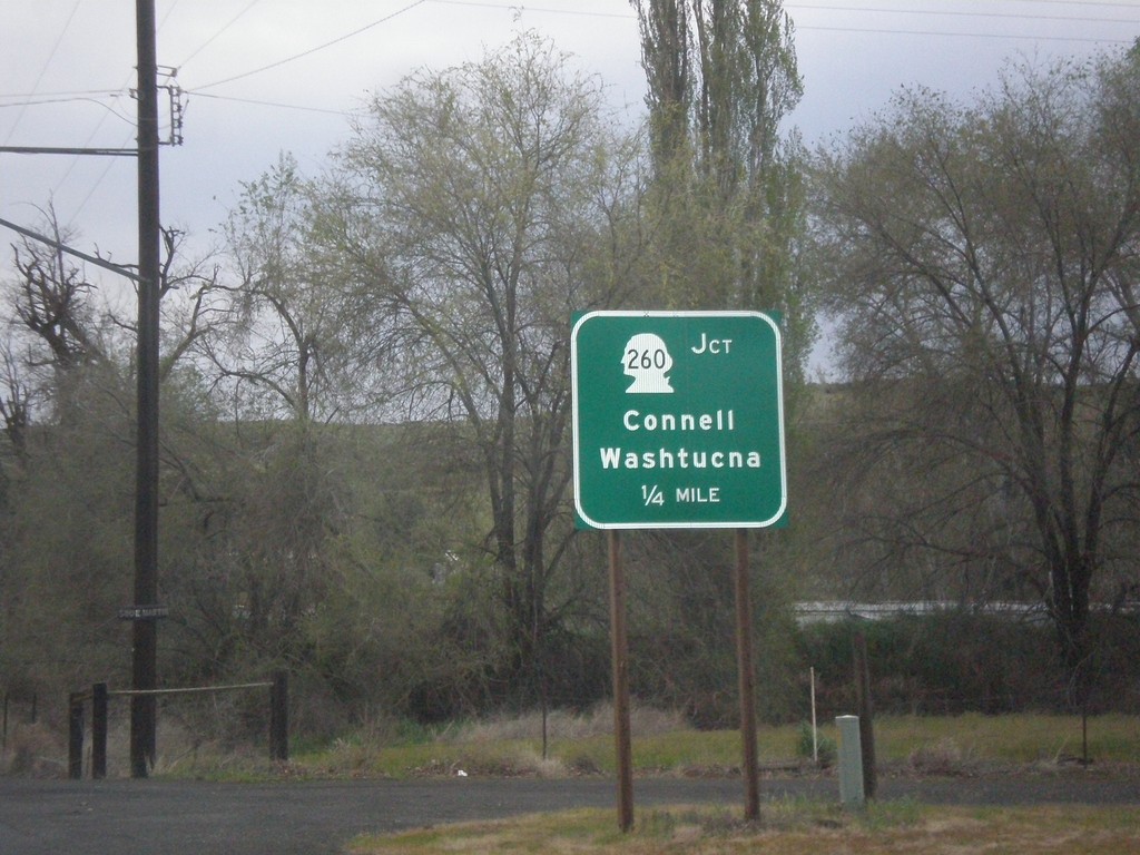 WA-263 North Approaching WA-260