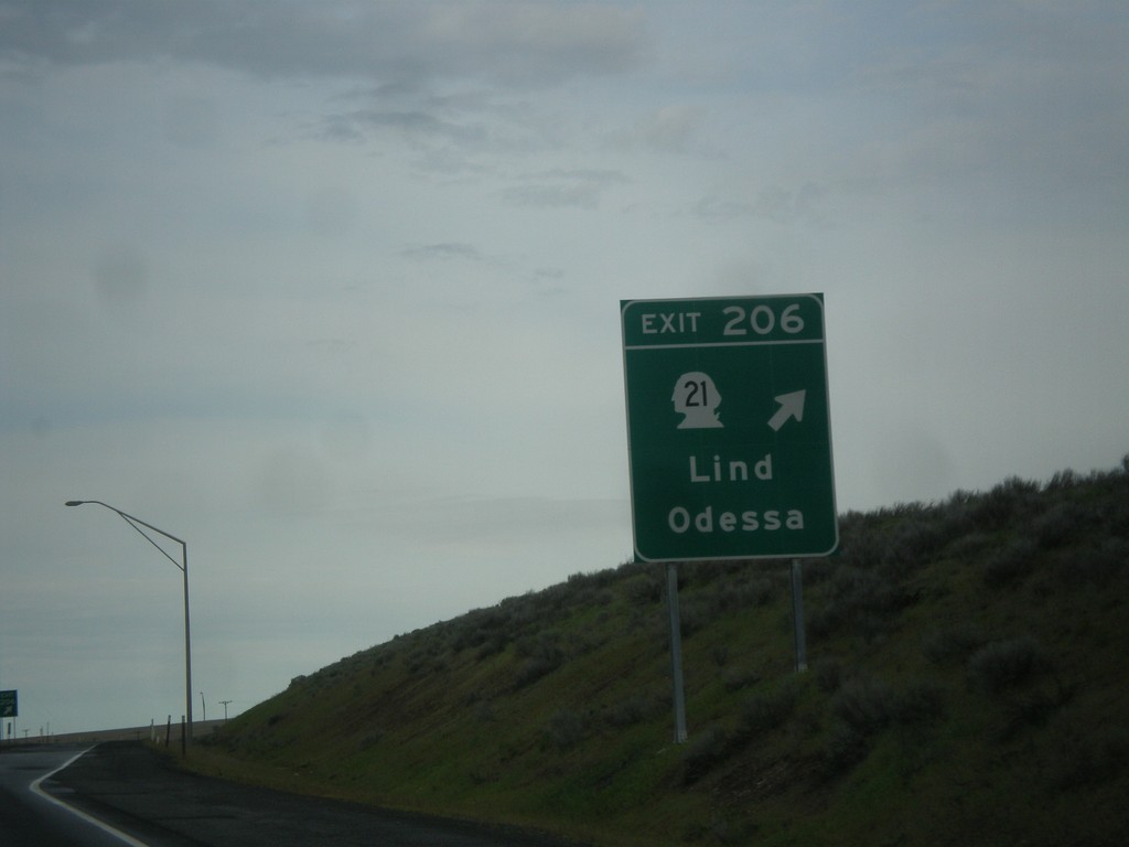 I-90 West - Exit 206