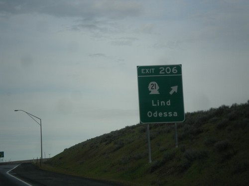 I-90 West - Exit 206