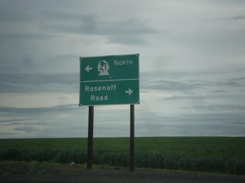 WA-21 North at Rosenoff Road