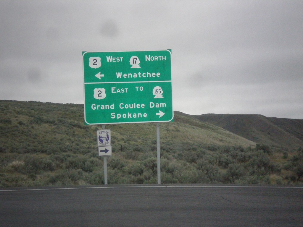 WA-17 North at US-2 - Dry Falls Junction