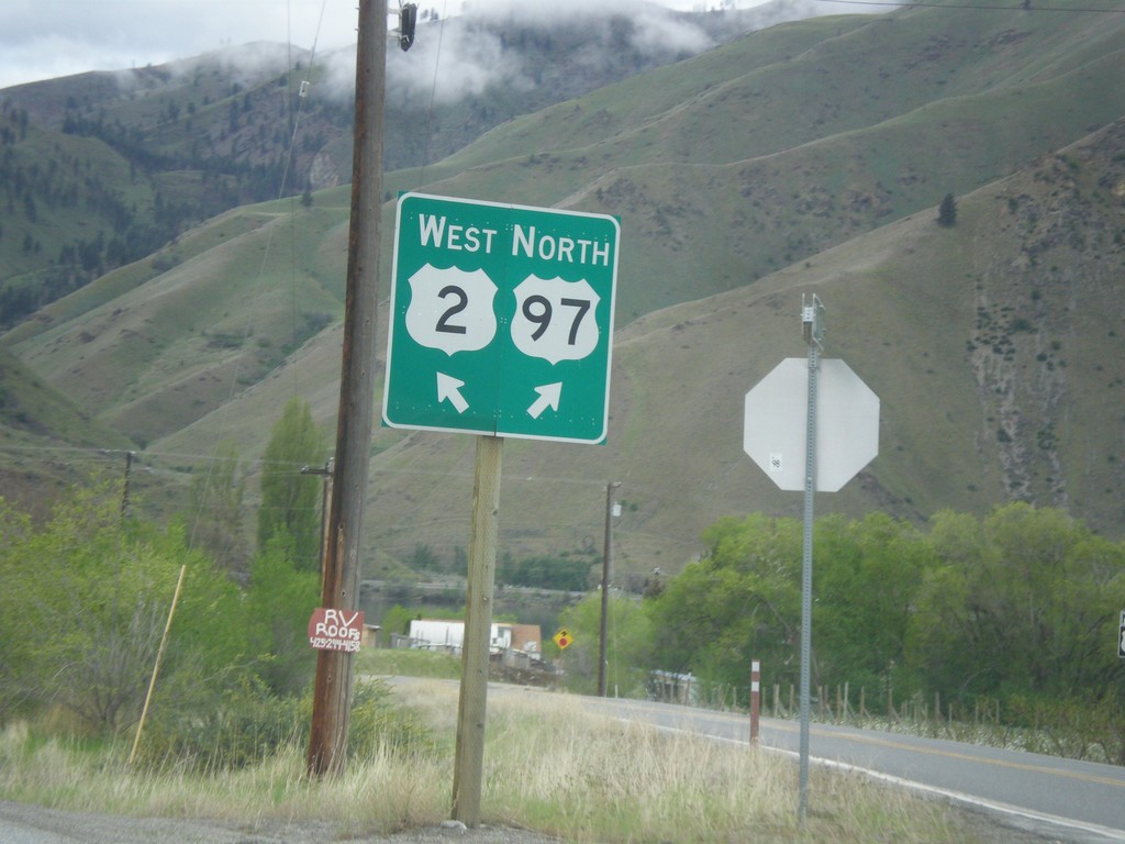 US-2 West at Connection to US-97 North