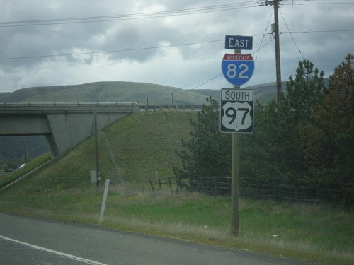 I-82 East/US-97 South - Kittitas County