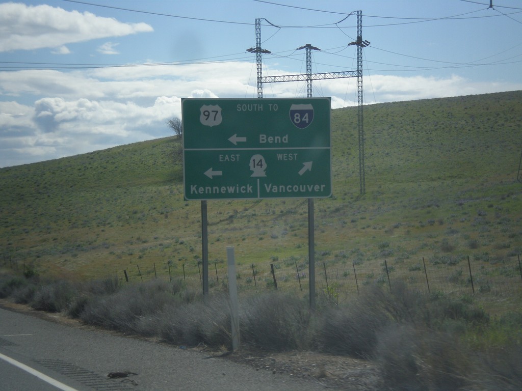 US-97 South at WA-14