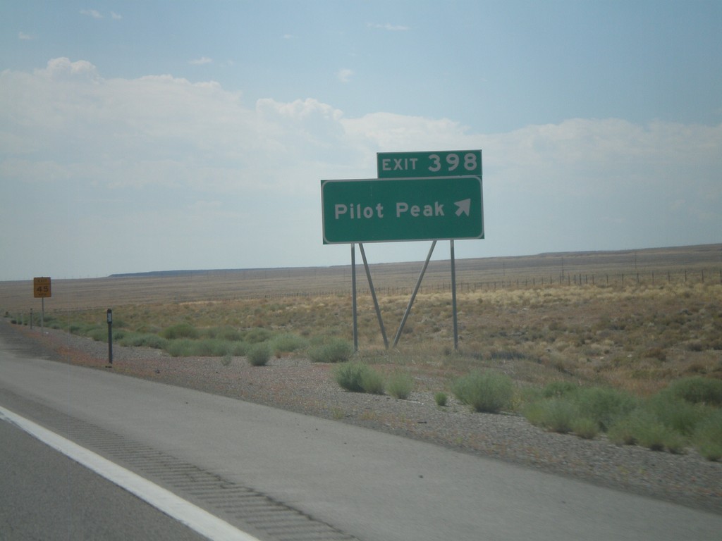 I-80 East - Exit 398