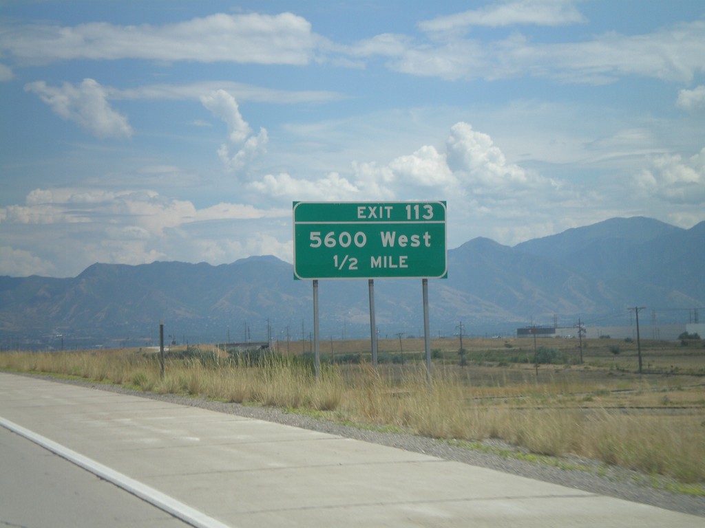 I-80 East - Exit 113