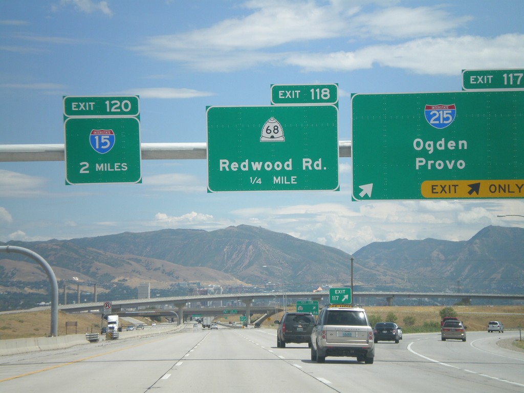 I-80 East - Exit 117.  Approaching Exits 118 and 120