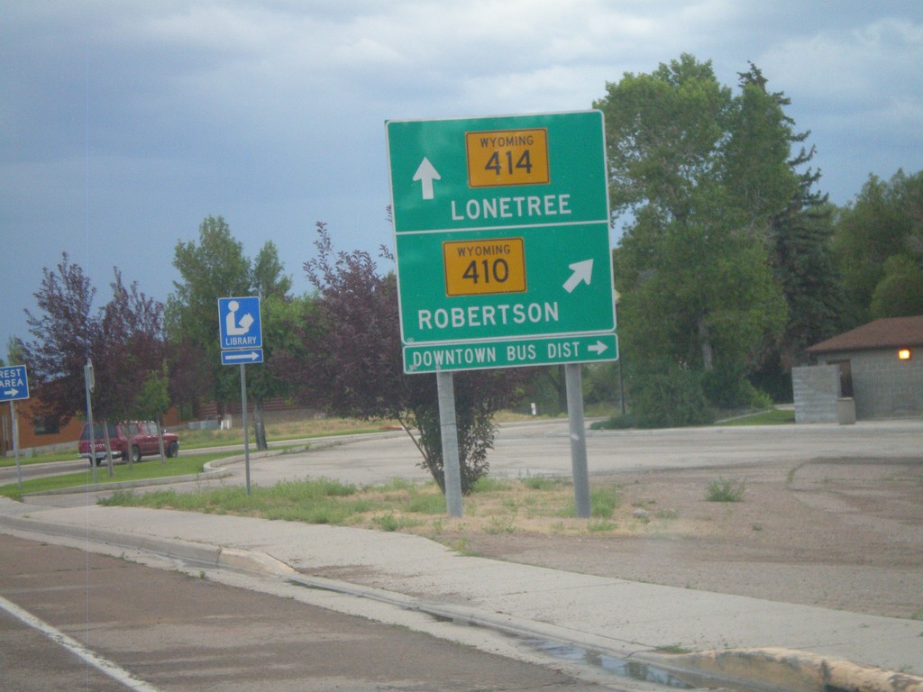 WY-414 South at WY-410