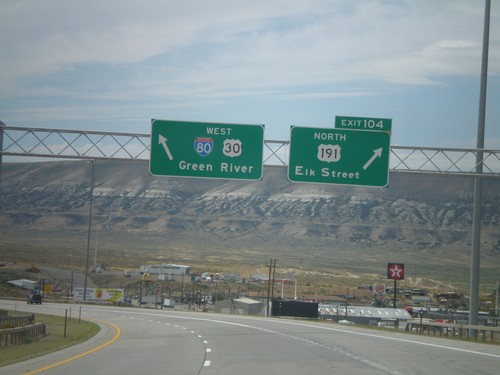 I-80 West - Exit 104