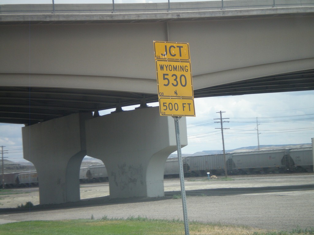 BL-80/Bus. US-30 East Approaching WY-530