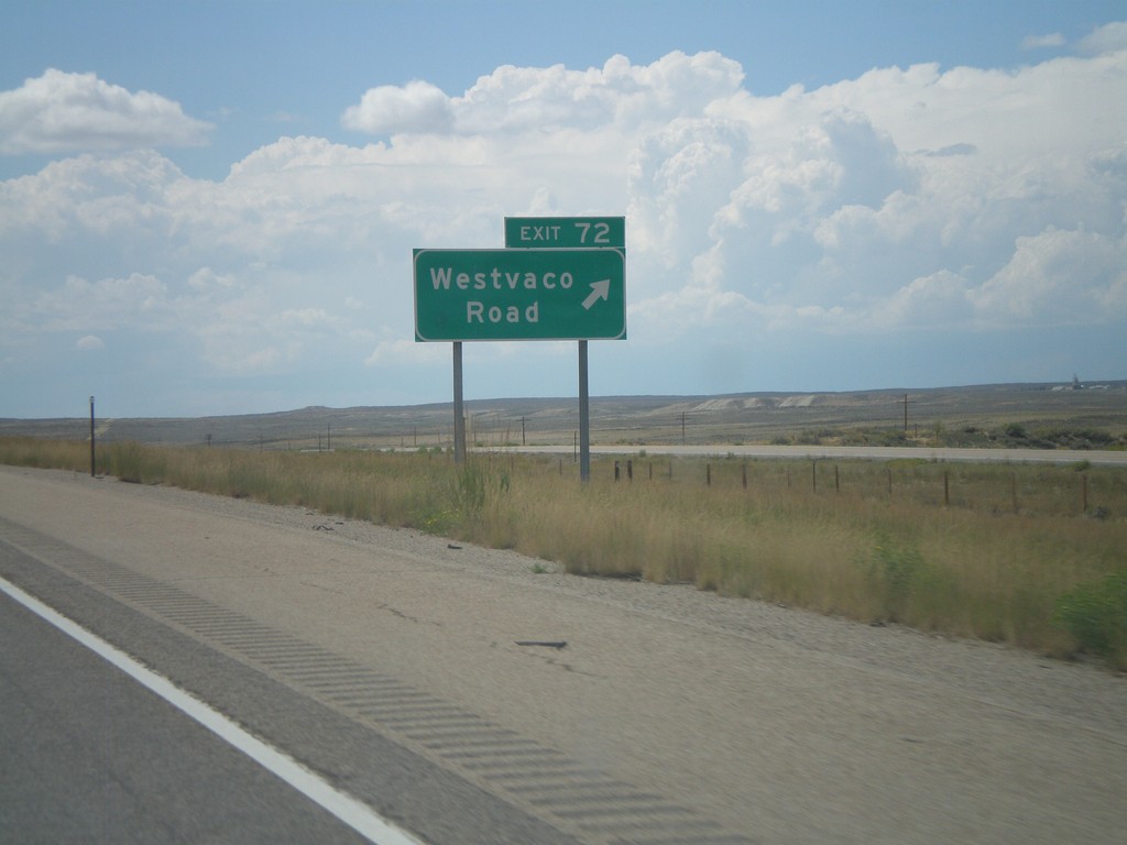 I-80 West - Exit 72