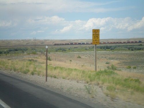 US-30 West Approaching WY-235