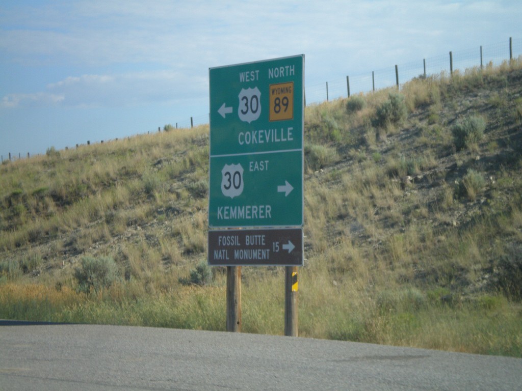 WY-89 North at US-30